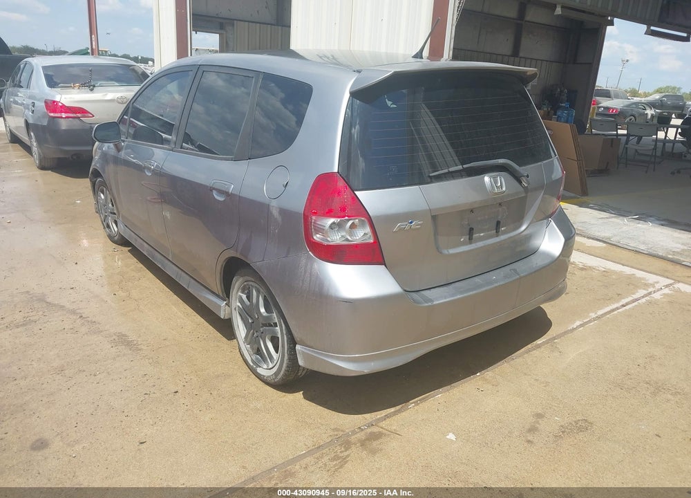2008 HONDA FIT VIN: JHMGD37678S009629