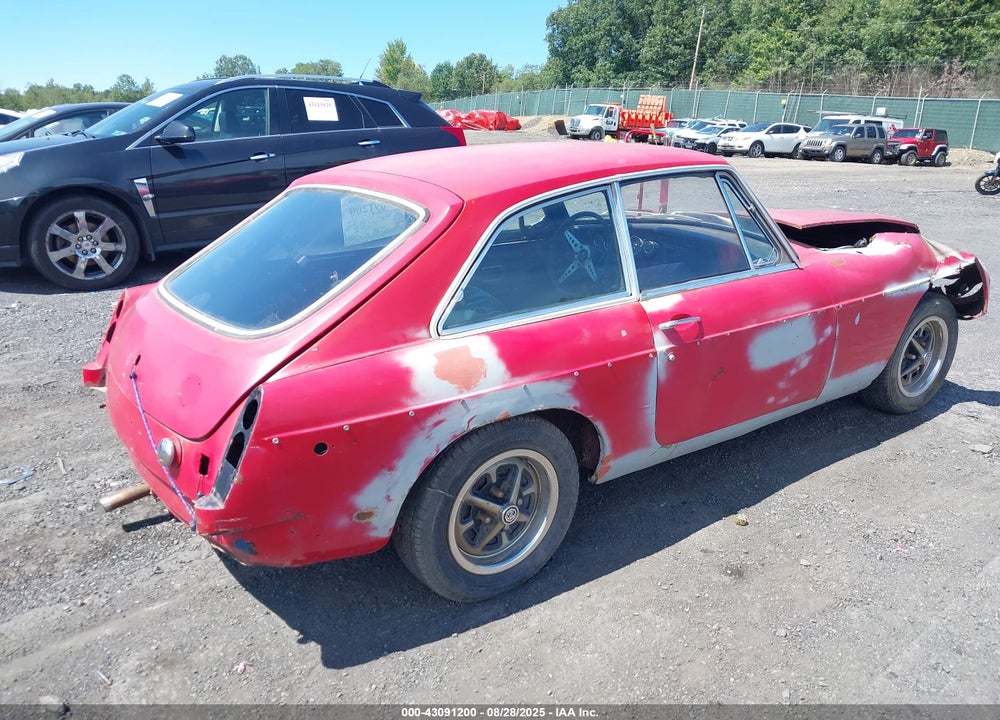 1971 MG B VIN: GHD5UB246162G0000