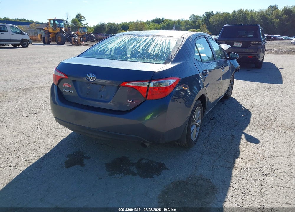 2014 TOYOTA COROLLA LE PLUS VIN: 2T1BURHE5EC036071