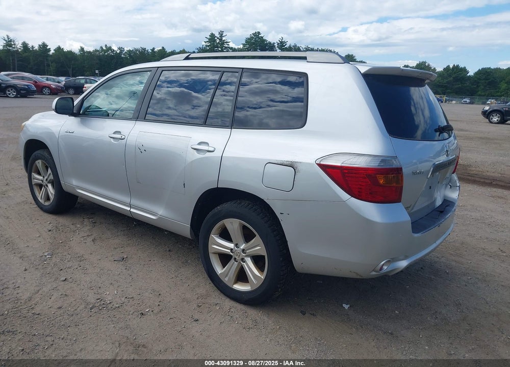 2008 TOYOTA HIGHLANDER SPORT VIN: JTEES43A582107097
