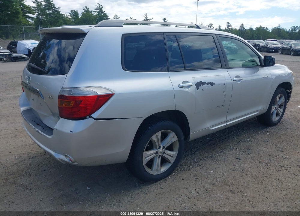 2008 TOYOTA HIGHLANDER SPORT VIN: JTEES43A582107097