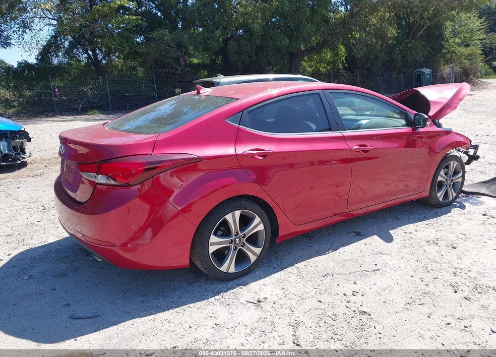 2014 HYUNDAI ELANTRA SPORT VIN: KMHDH4AH8EU152853