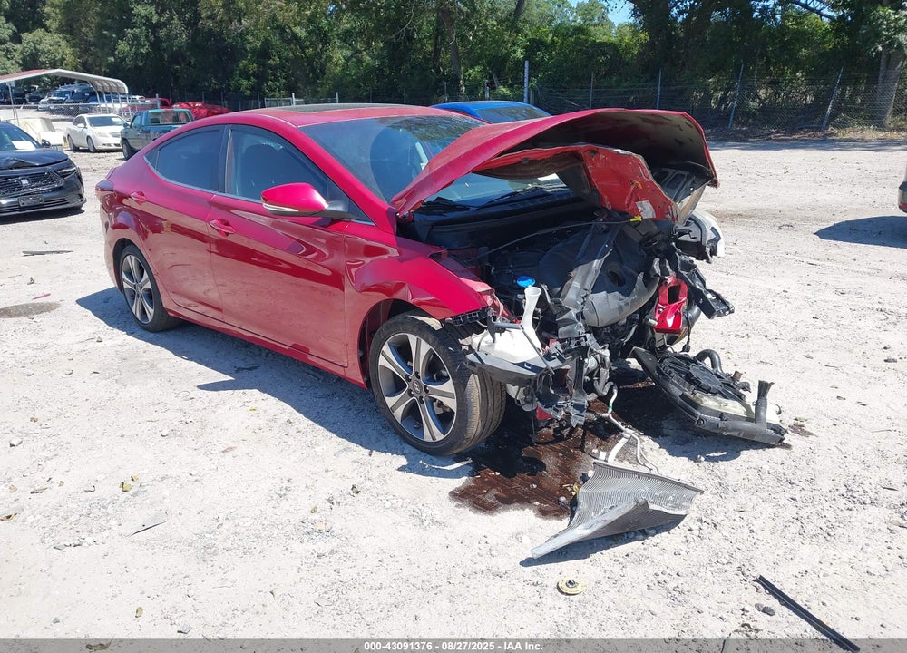 2014 HYUNDAI ELANTRA SPORT VIN: KMHDH4AH8EU152853