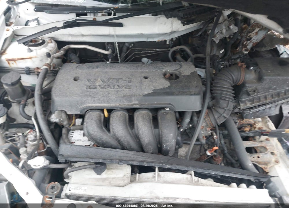 2008 TOYOTA COROLLA VIN: 2T1BR32E68C899652