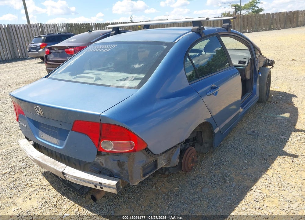 2008 HONDA CIVIC VIN: 1HGFA16518L086169
