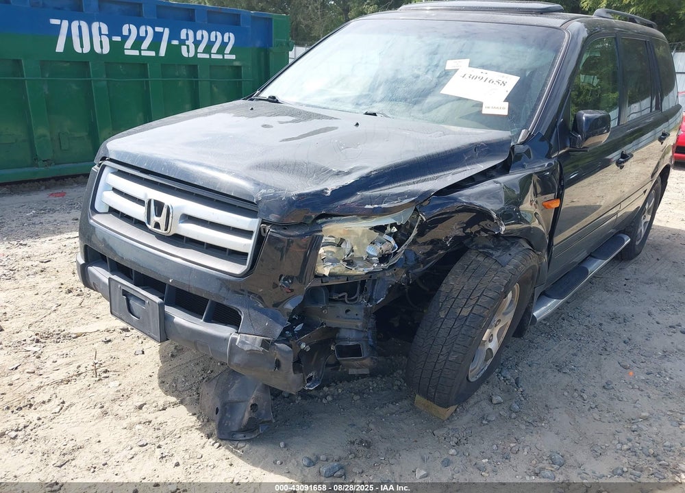 2006 HONDA PILOT EX-L VIN: 5FNYF285X6B050587