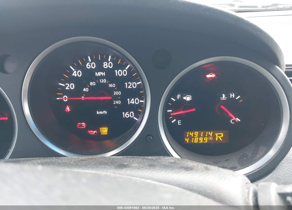 2007 NISSAN MAXIMA 3.5 SE VIN: 1N4BA41E47C834617