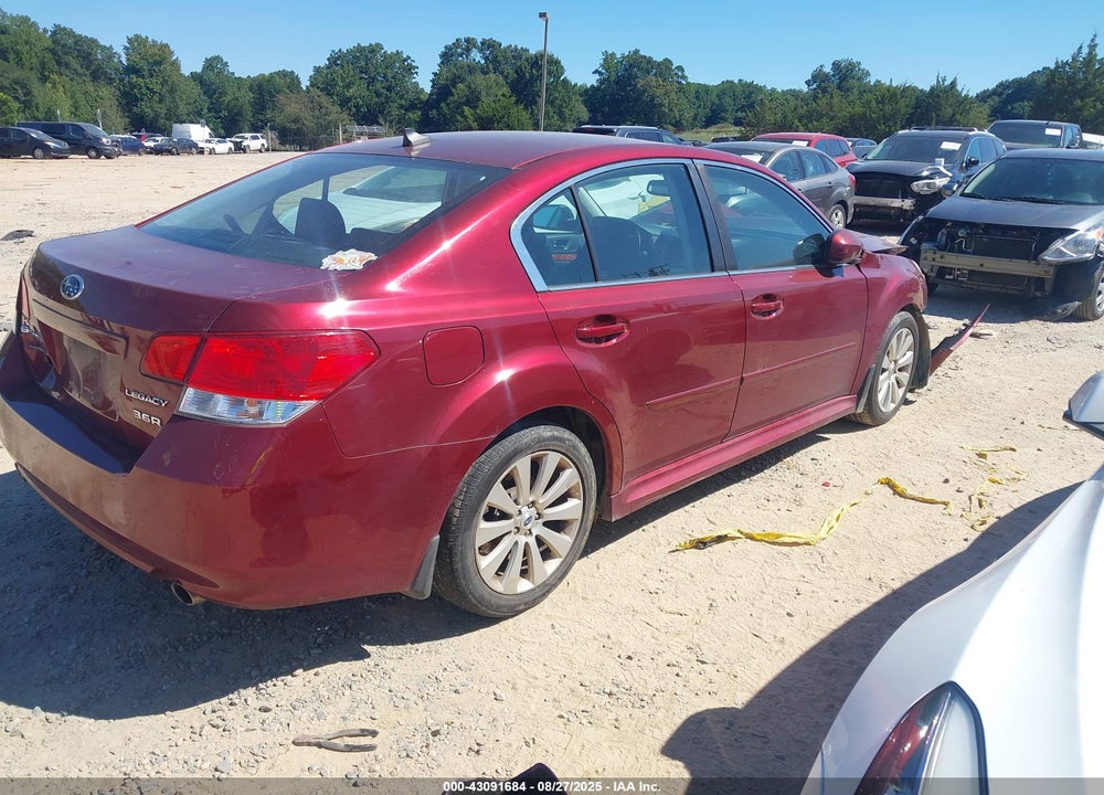 2012 SUBARU LEGACY 3.6R LIMITED VIN: 4S3BMDL65C2028759