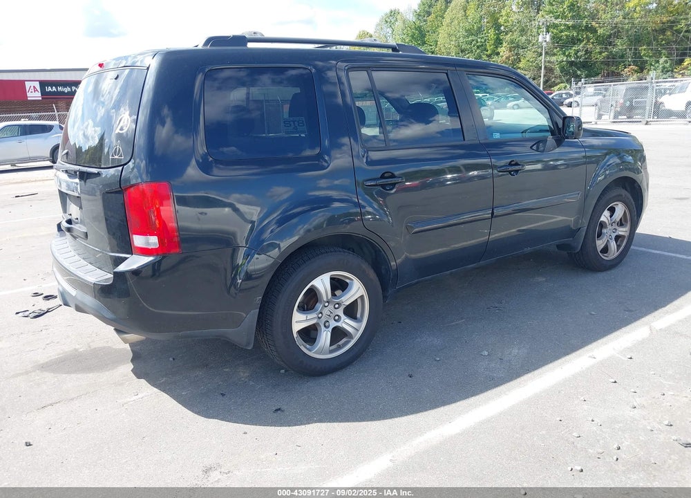 2013 HONDA PILOT EX-L VIN: 5FNYF3H5XDB012974