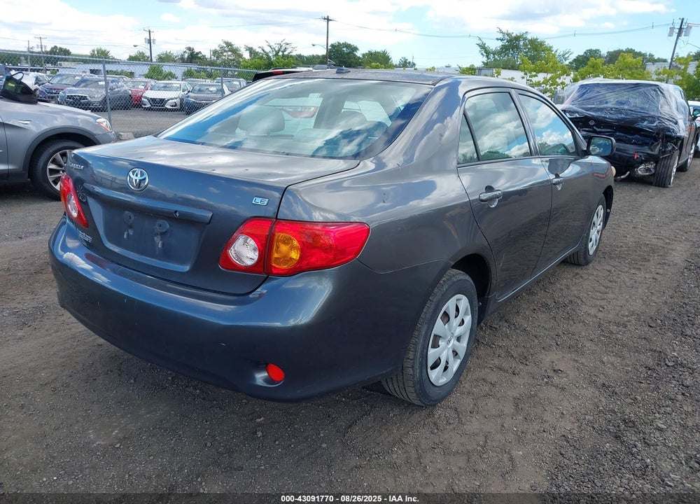 2009 TOYOTA COROLLA LE VIN: JTDBL40E99J044007