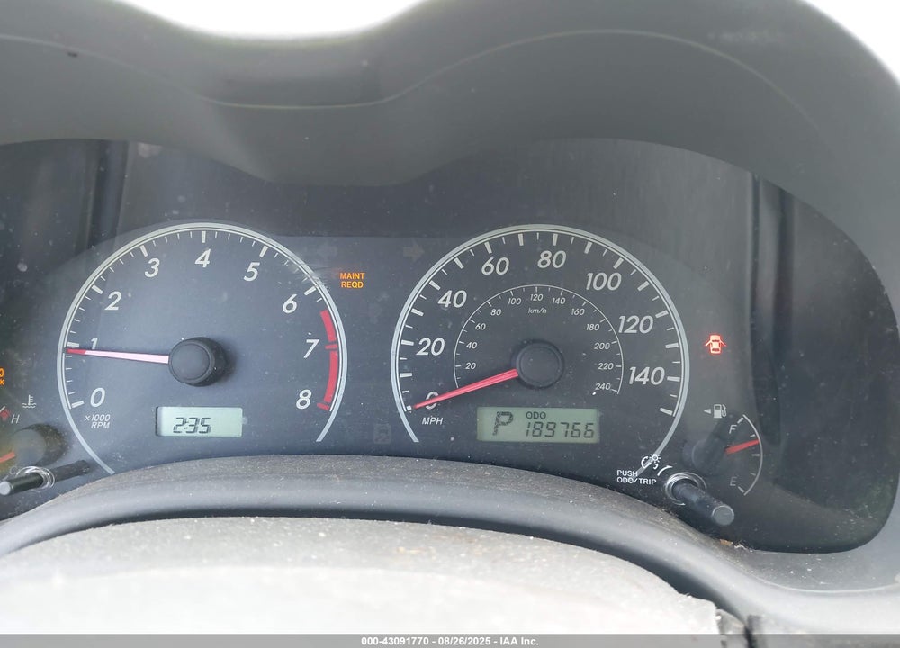 2009 TOYOTA COROLLA LE VIN: JTDBL40E99J044007