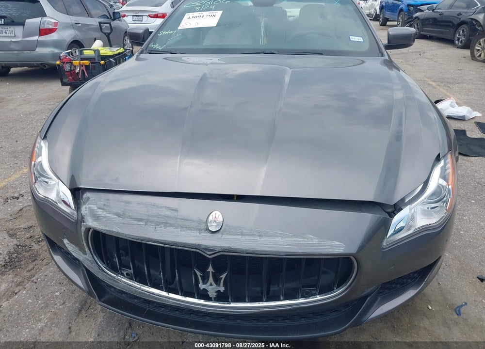 2015 MASERATI QUATTROPORTE VIN: ZAM56RRA7F1135415