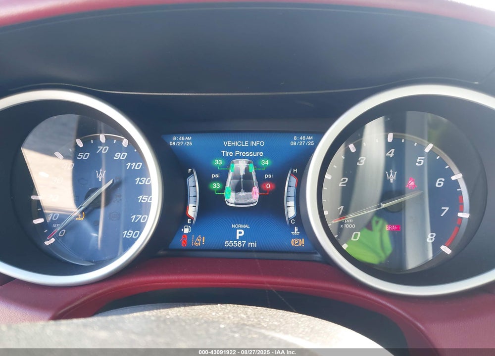 2019 MASERATI GHIBLI VIN: ZAM57YSS1K1339566