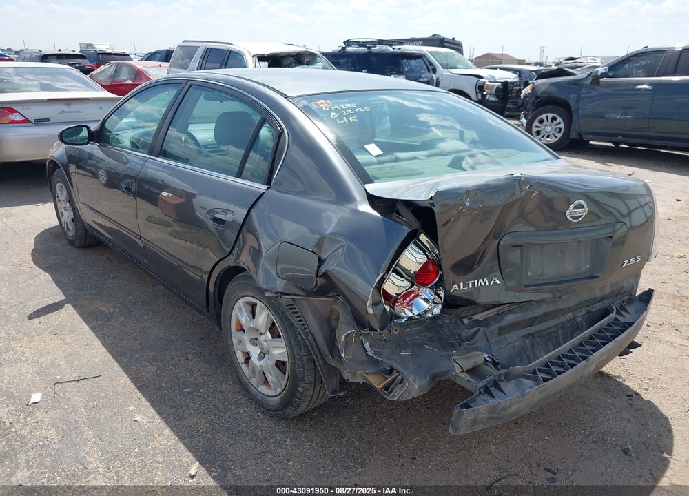 2005 NISSAN ALTIMA 2.5 S VIN: 1N4AL11D35C183070