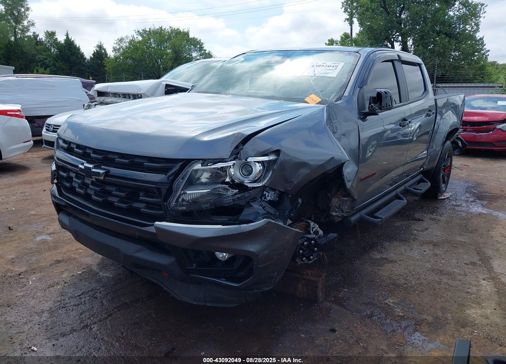 2022 CHEVROLET COLORADO 4WD SHORT BOX LT VIN: 1GCGTCENXN1144409
