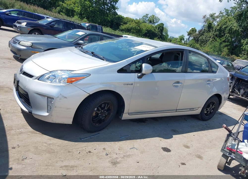 2013 TOYOTA PRIUS VIN: JTDKN3DU6D0345967