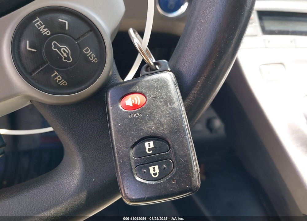 2013 TOYOTA PRIUS VIN: JTDKN3DU6D0345967