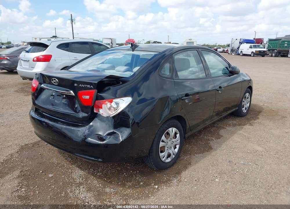 2010 HYUNDAI ELANTRA VIN: KMHDU4AD7AU207117