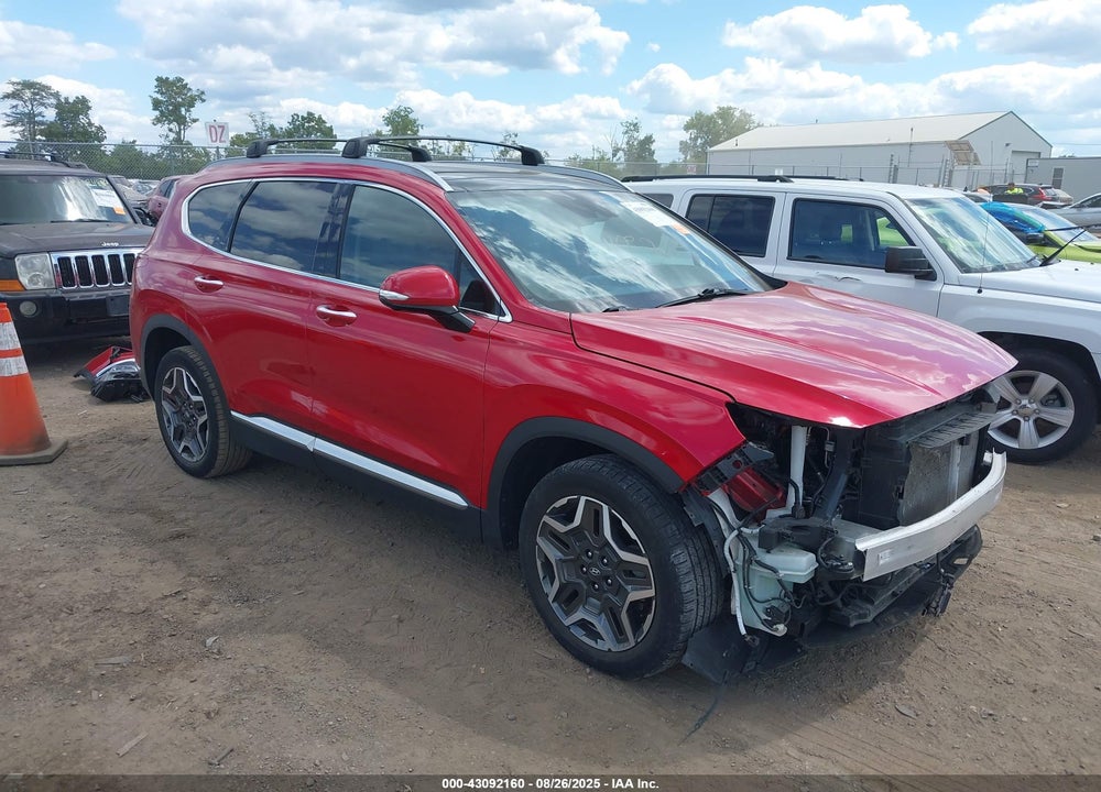 2022 HYUNDAI SANTA FE LIMITED VIN: 5NMS44AL8NH443257
