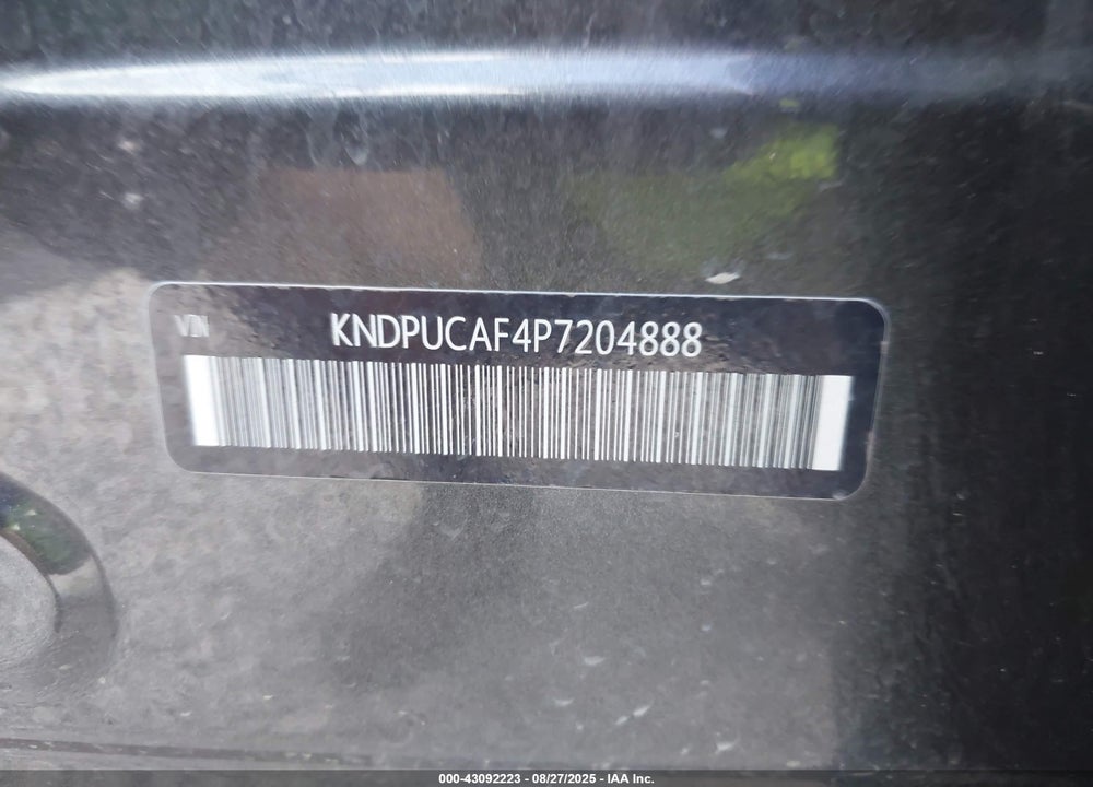 2023 KIA SPORTAGE VIN: KNDPUCAF4P7204888