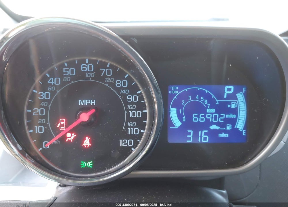 2014 CHEVROLET SPARK LS AUTO VIN: KL8CB6S95EC450750
