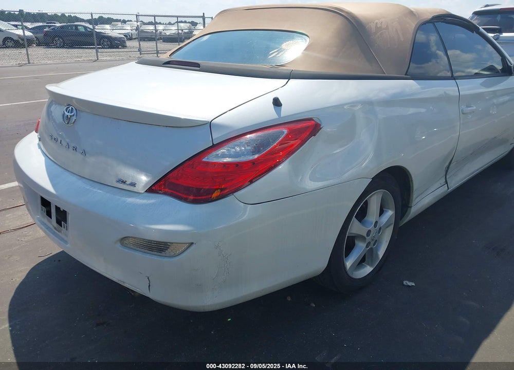 2008 TOYOTA CAMRY SOLARA SLE VIN: 4T1FA38PX8U147842