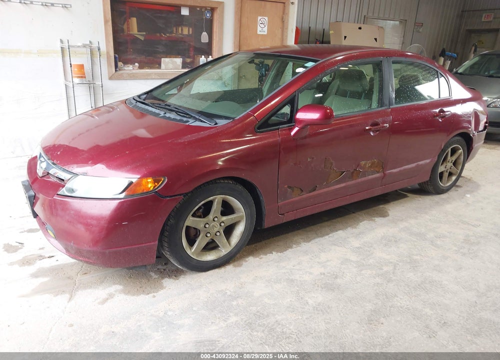 2008 HONDA CIVIC VIN: 1HGFA165X8L097901