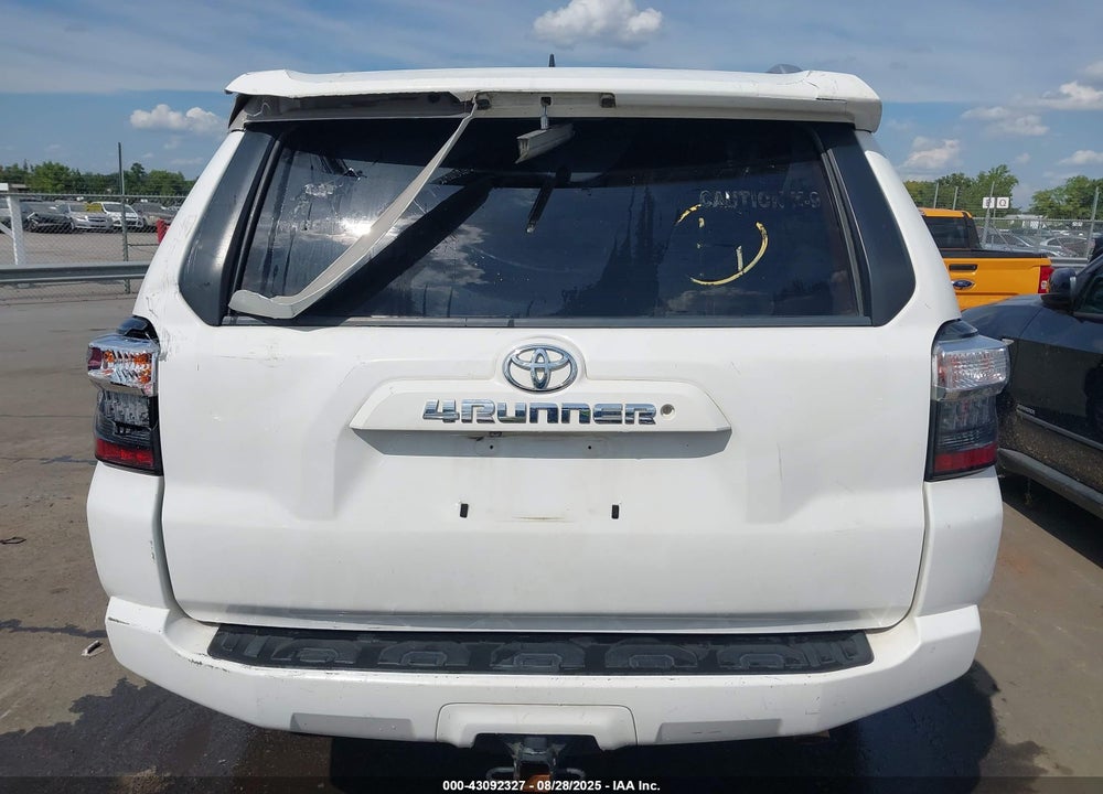 2016 TOYOTA 4RUNNER SR5 VIN: JTEBU5JR6G5406221
