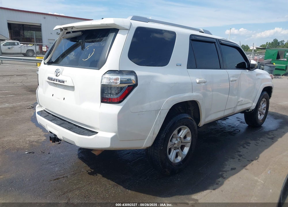 2016 TOYOTA 4RUNNER SR5 VIN: JTEBU5JR6G5406221
