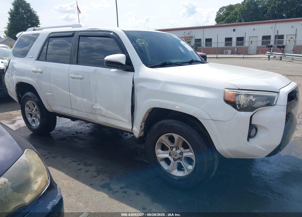 2016 TOYOTA 4RUNNER SR5 VIN: JTEBU5JR6G5406221