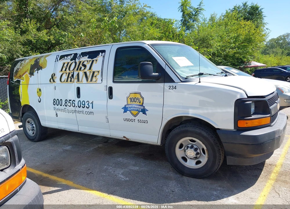 2017 CHEVROLET EXPRESS 2500 WORK VAN VIN: 1GCWGBFG1H1165034