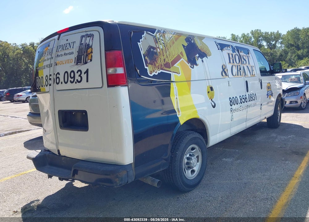 2017 CHEVROLET EXPRESS 2500 WORK VAN VIN: 1GCWGBFG1H1165034
