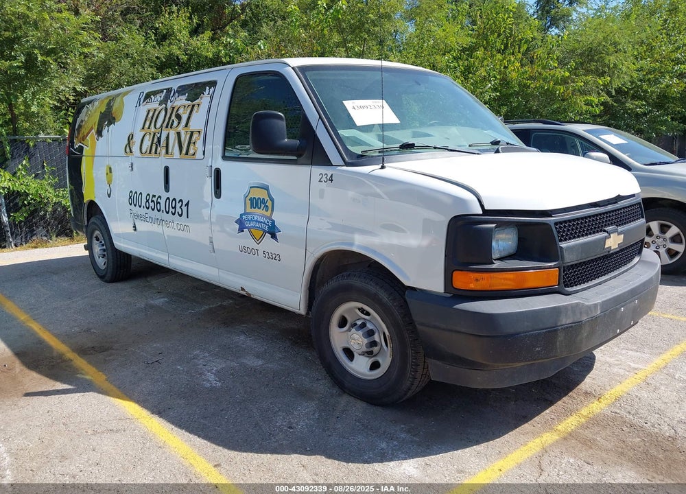 2017 CHEVROLET EXPRESS 2500 WORK VAN VIN: 1GCWGBFG1H1165034