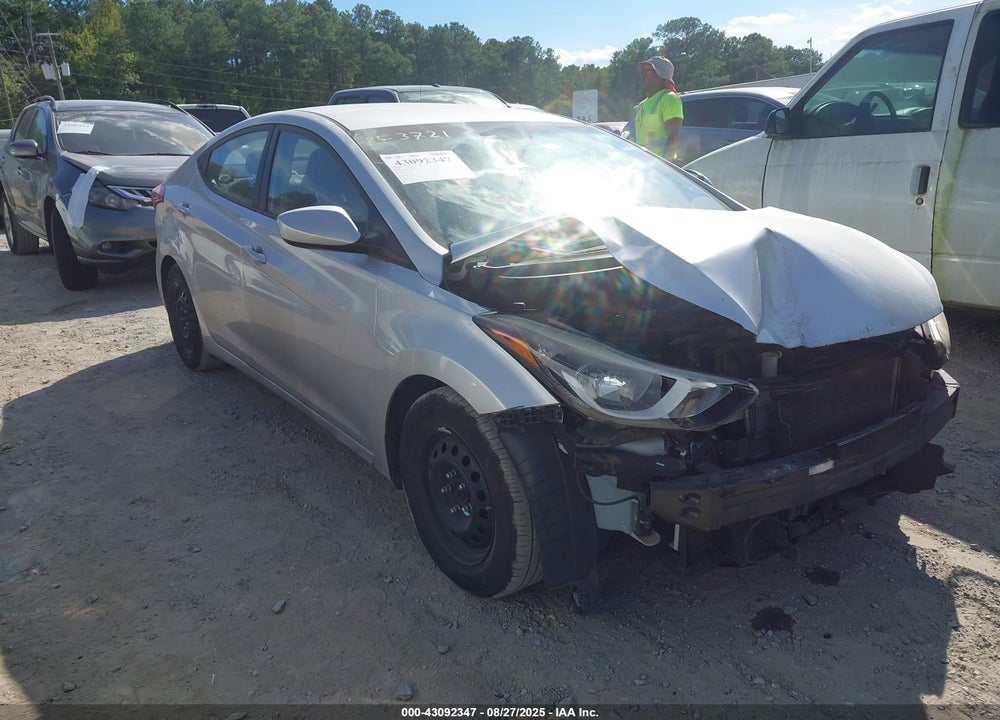 2016 HYUNDAI ELANTRA SE VIN: 5NPDH4AE2GH664499
