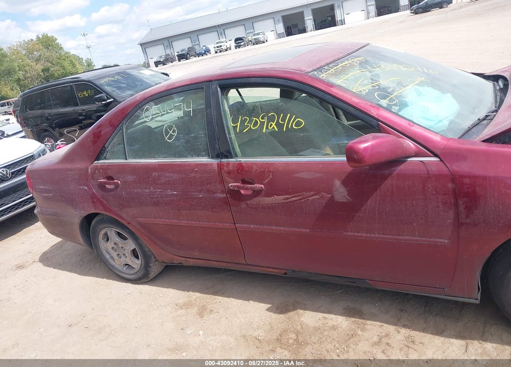 2002 TOYOTA CAMRY VIN: 4T1BE32K32U054474