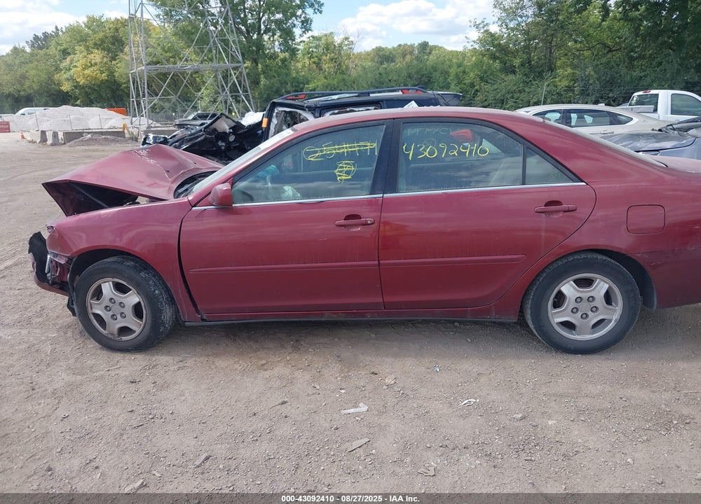 2002 TOYOTA CAMRY VIN: 4T1BE32K32U054474