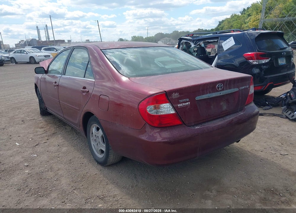2002 TOYOTA CAMRY VIN: 4T1BE32K32U054474