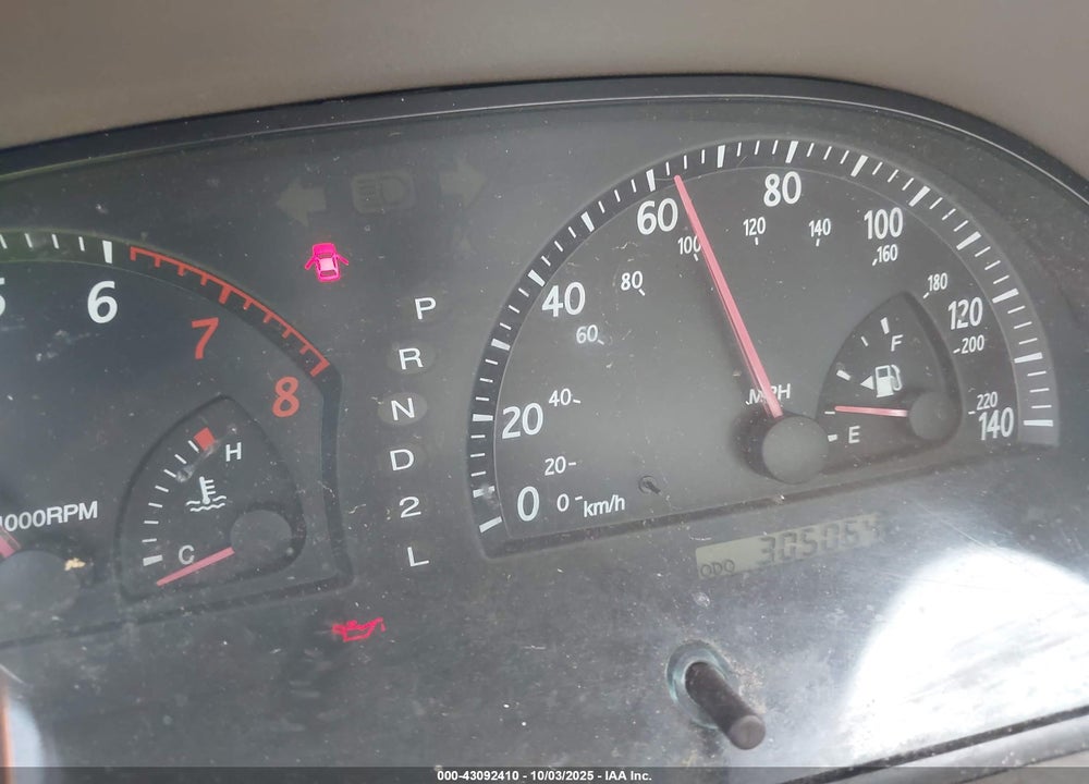 2002 TOYOTA CAMRY VIN: 4T1BE32K32U054474