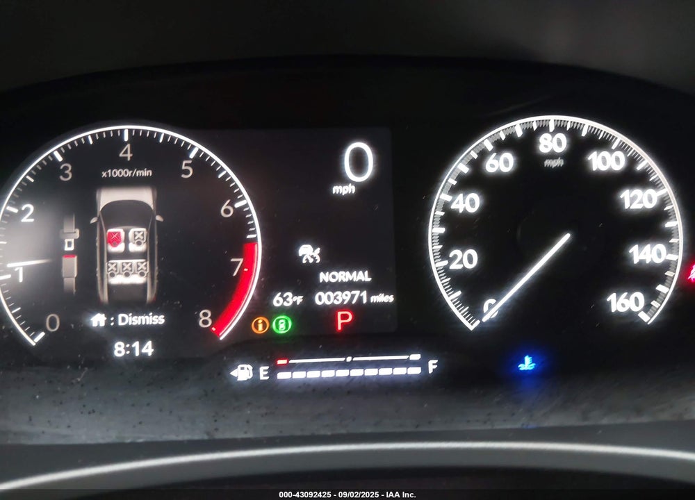2025 HONDA CIVIC VIN: 19XFL2H84SE016655