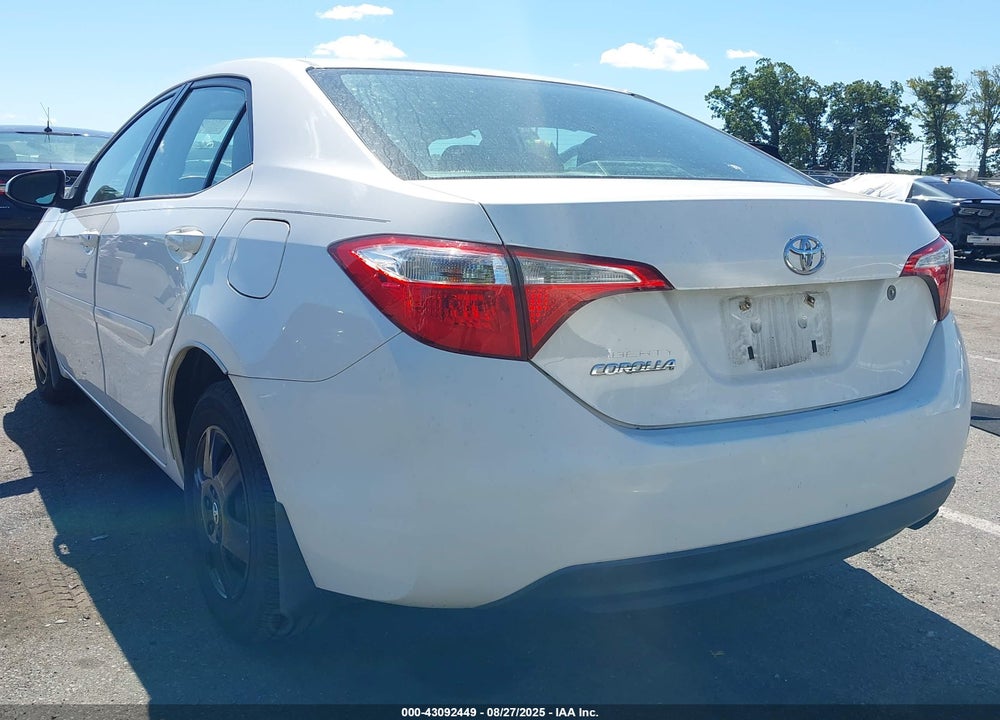2015 TOYOTA COROLLA L VIN: 2T1BURHE0FC278476