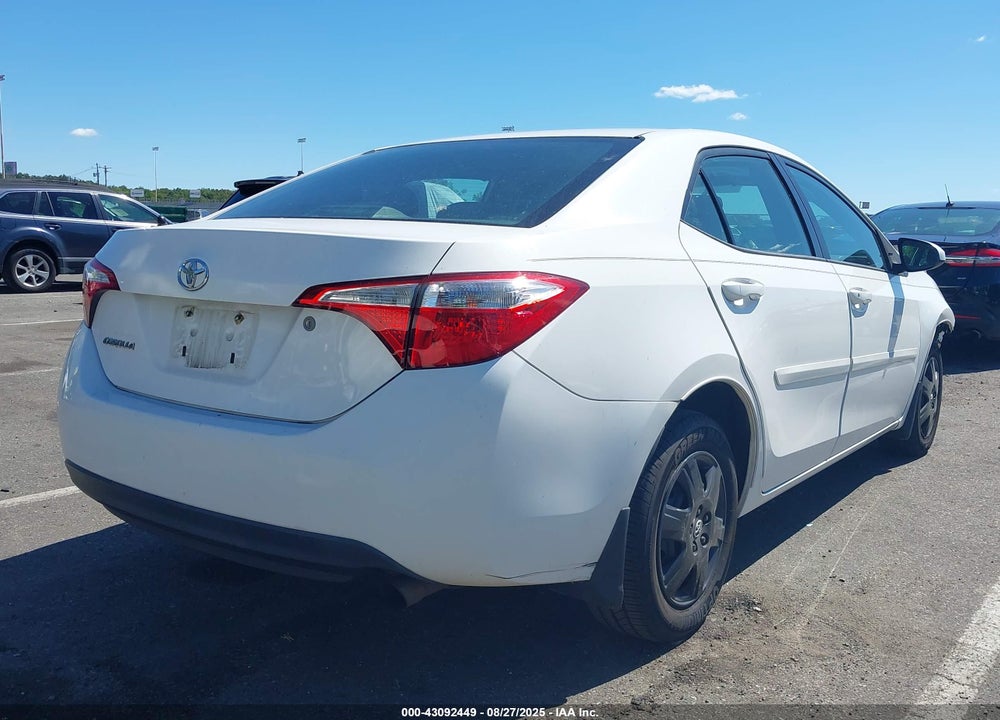 2015 TOYOTA COROLLA L VIN: 2T1BURHE0FC278476