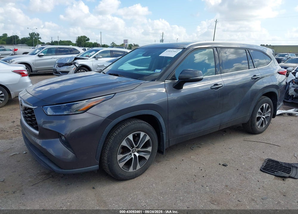 2021 TOYOTA HIGHLANDER VIN: 5TDGZRBH8MS534149