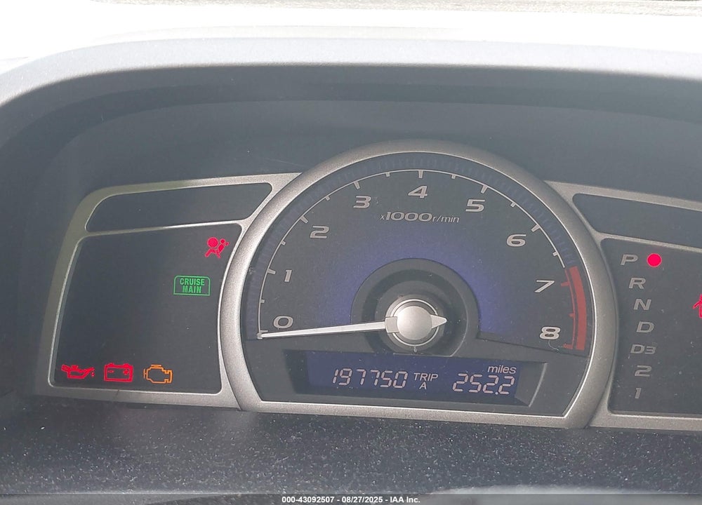 2007 HONDA CIVIC VIN: 1HGFA16527L009325