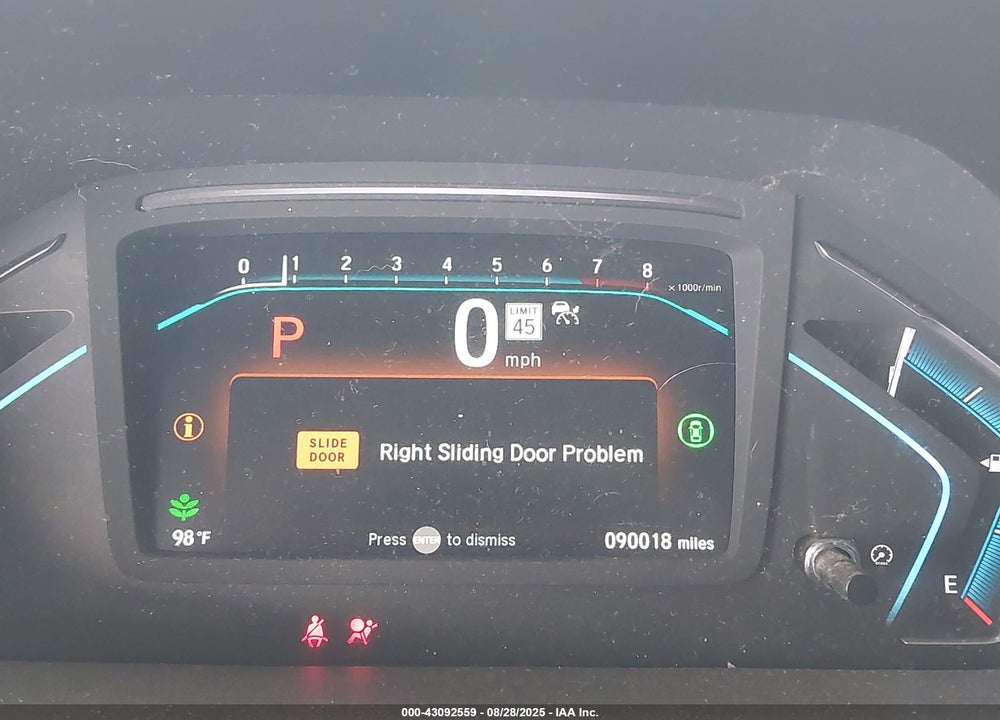 2022 ODYSSEY HONDA  EX-L VIN: 5FNRL6H71NB027624