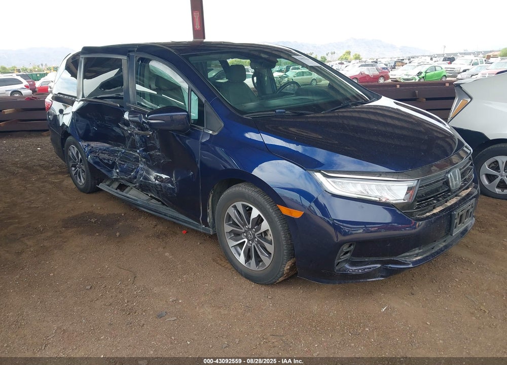 2022 ODYSSEY HONDA  EX-L VIN: 5FNRL6H71NB027624