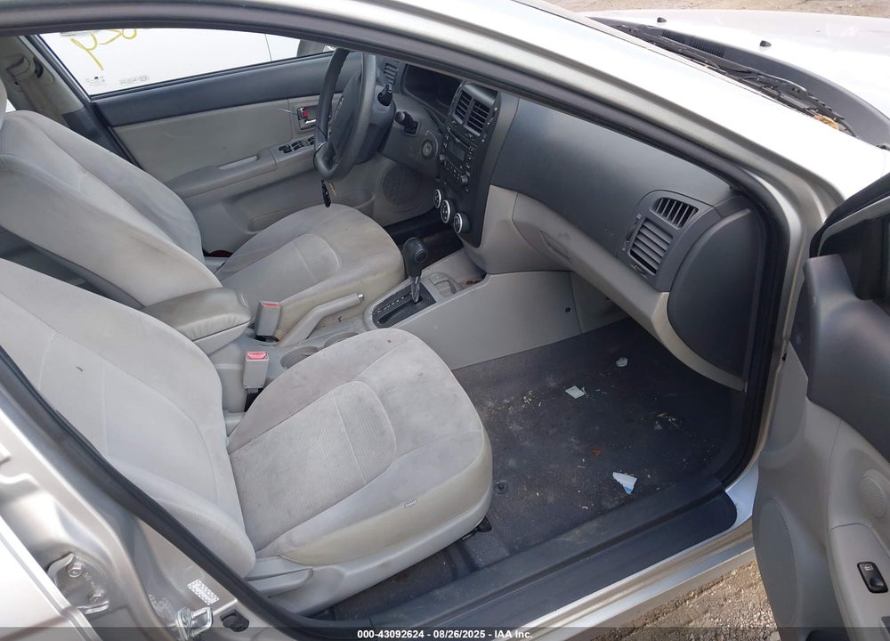 2009 KIA SPECTRA EX VIN: KNAFE221895656974