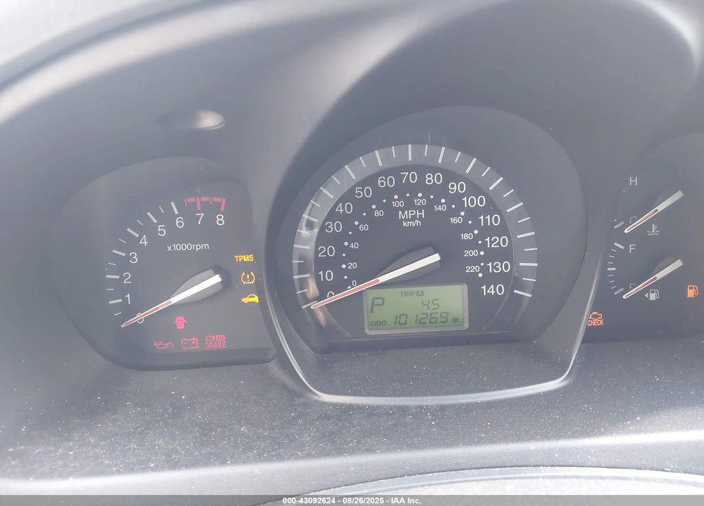 2009 KIA SPECTRA EX VIN: KNAFE221895656974