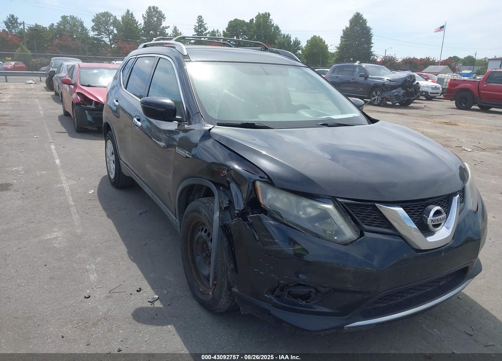 2016 NISSAN ROGUE S VIN: 5N1AT2MT5GC919136