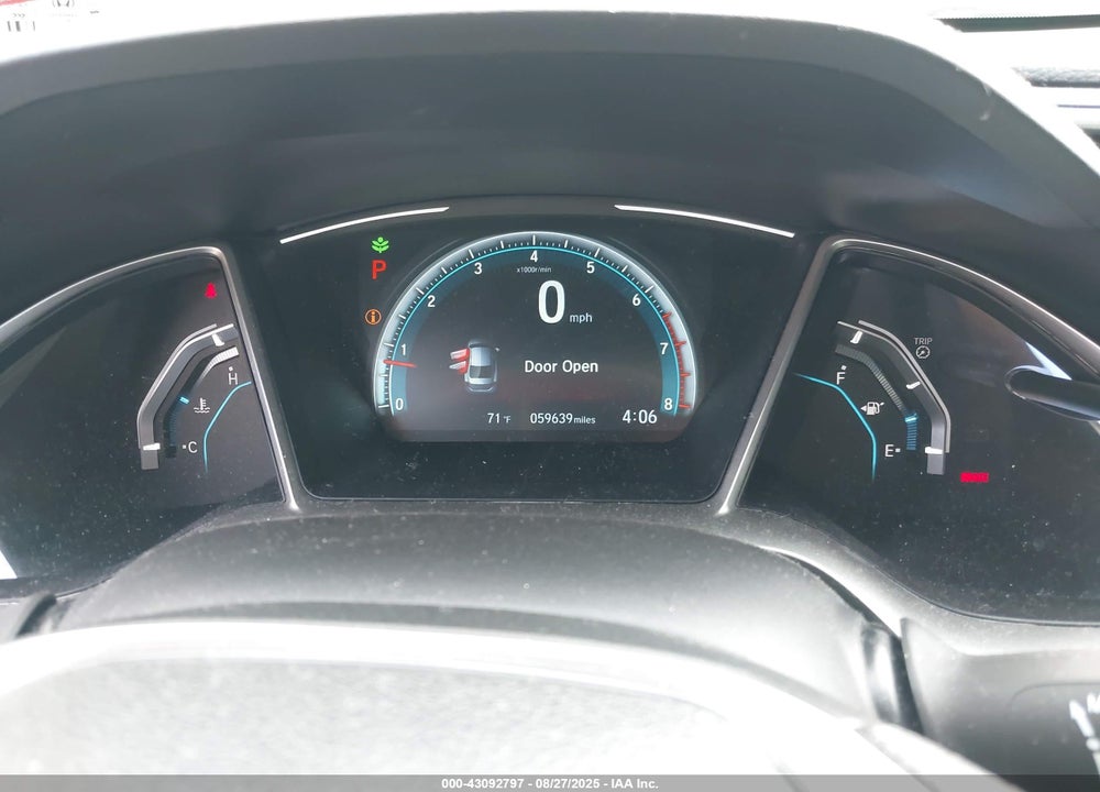 2017 HONDA CIVIC VIN: 19XFC1F3XHE207930