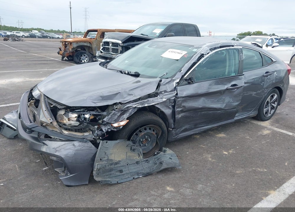 2019 HONDA CIVIC VIN: 19XFC2F69KE035185